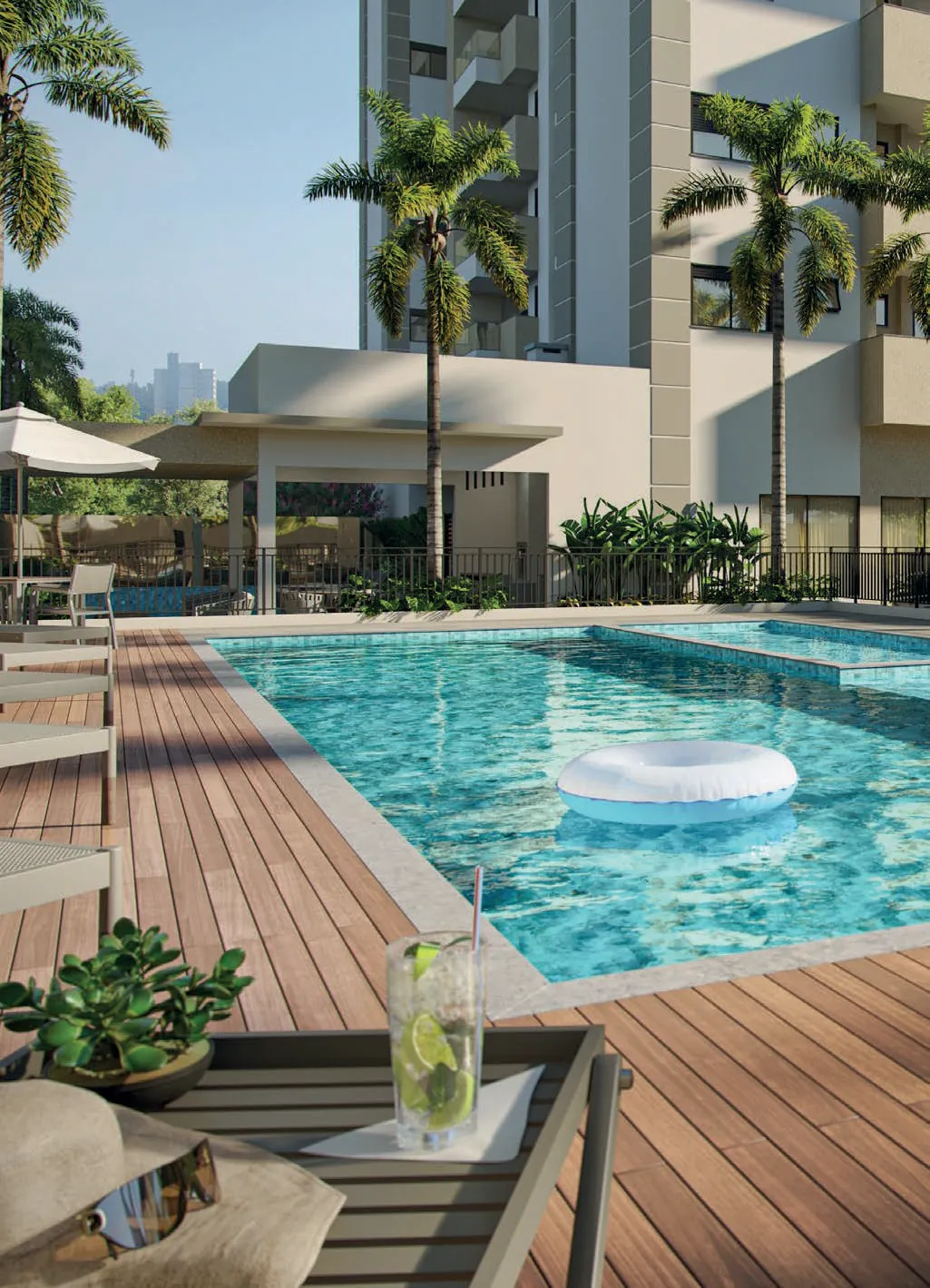 Imperium Park Residence em Maringá — Piscina (imagem ilustrativa do catálogo oficial)