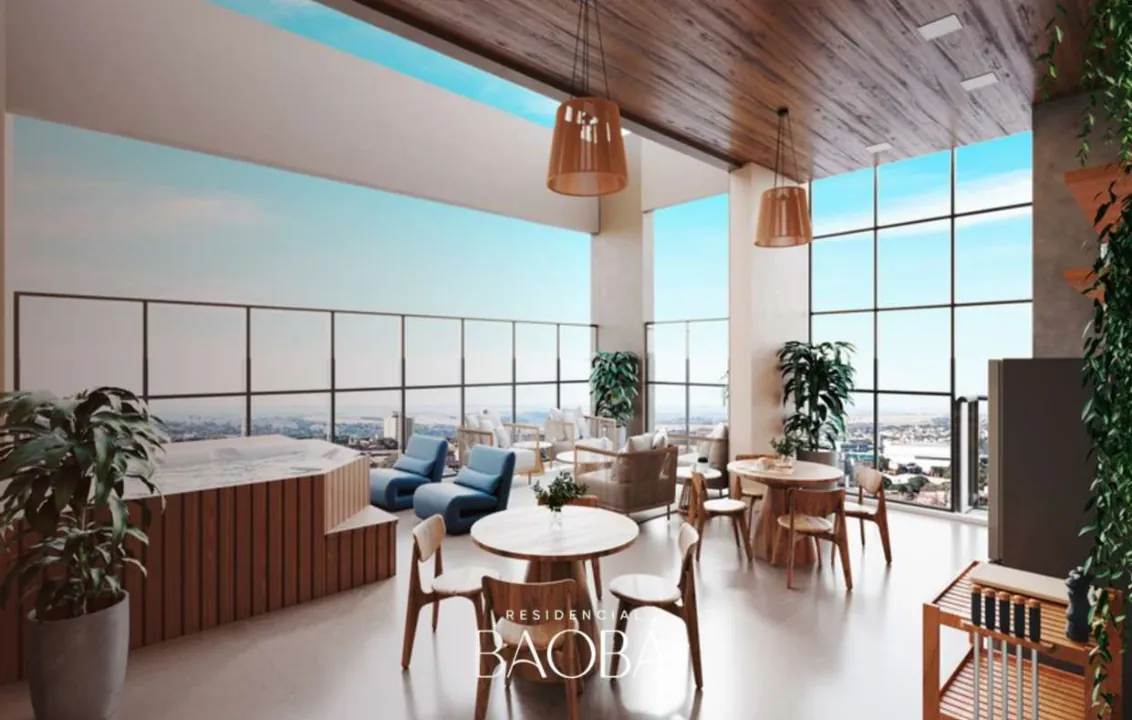 Residencial Baobá em Maringá — Espaço de convivência (imagem ilustrativa do catálogo oficial)