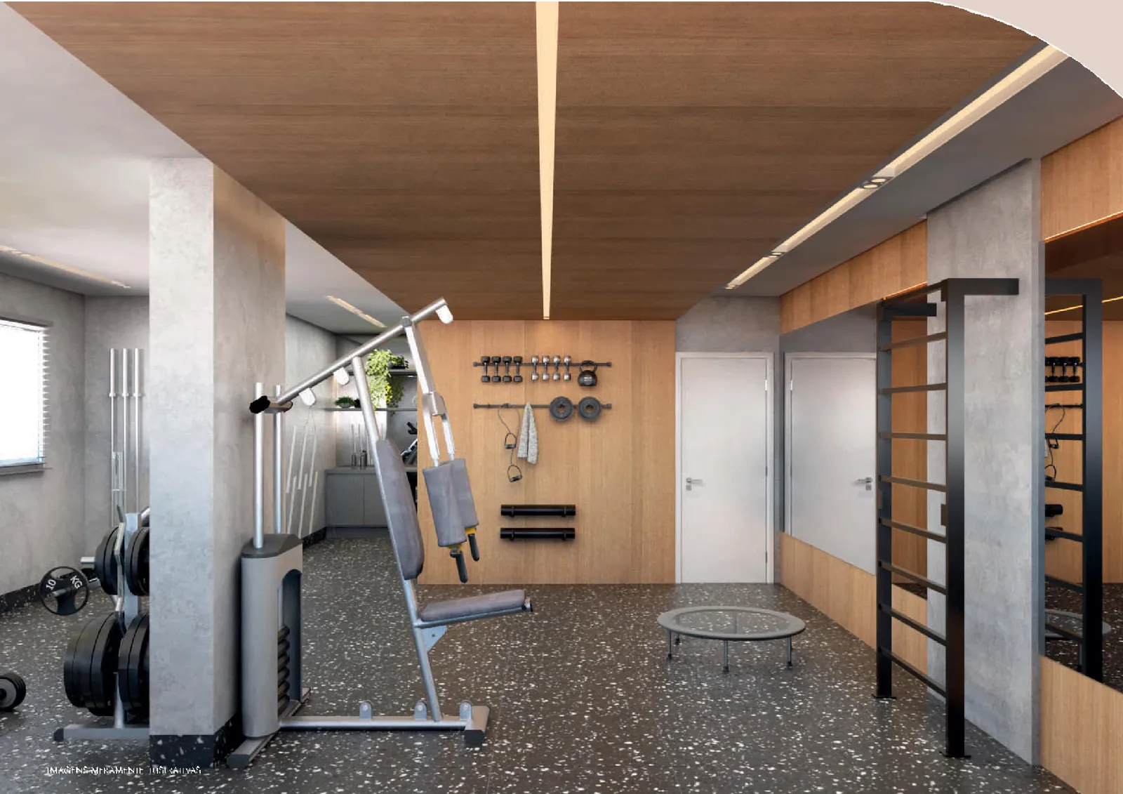 Residencial Sequoia em Maringá — Academia (imagem ilustrativa do catálogo oficial)