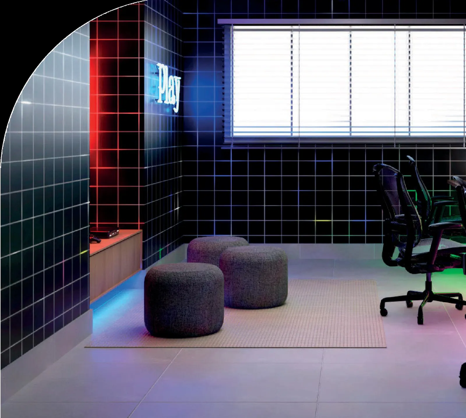 Residencial Sequoia em Maringá — Espaço gamer (imagem ilustrativa do catálogo oficial)